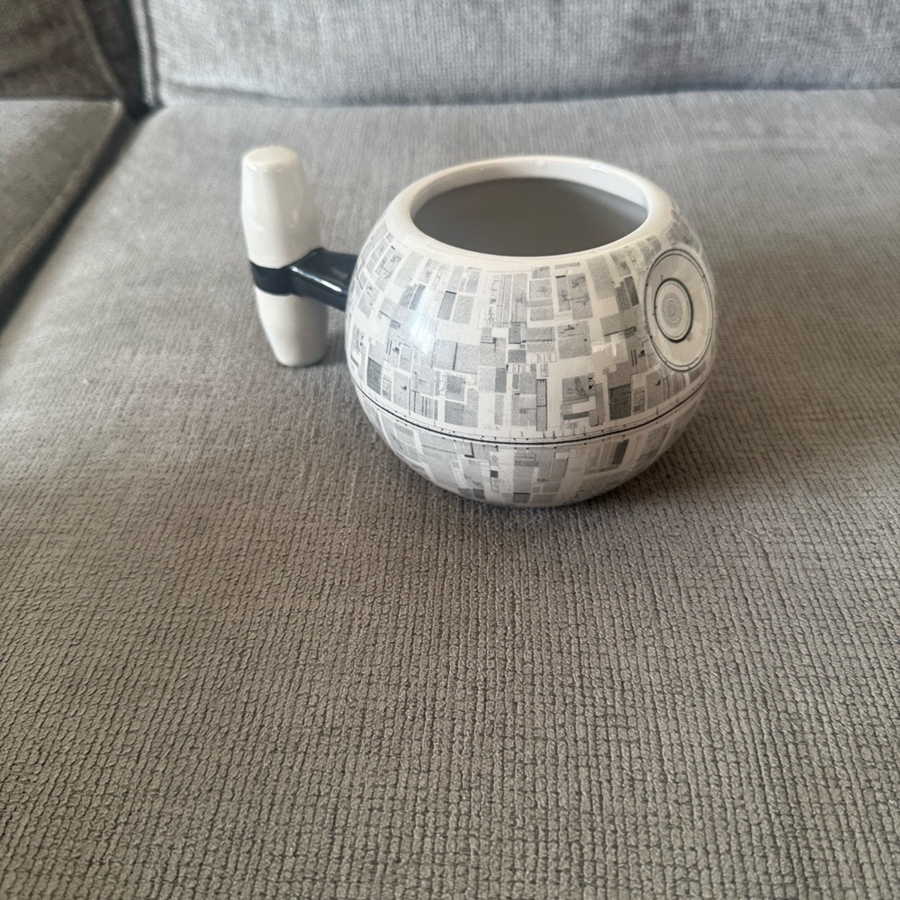 Star Wars Black and White Death Star Ceramic Bowl